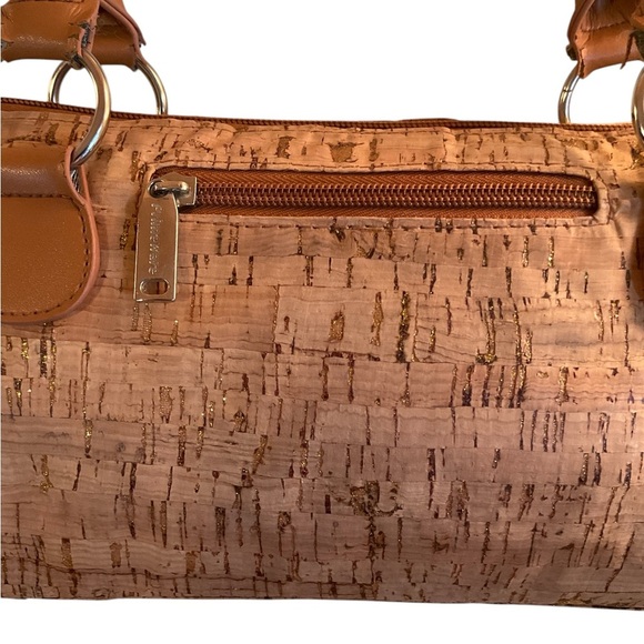 Faux Cork Insulated Wine Tote - Picture 4 of 8